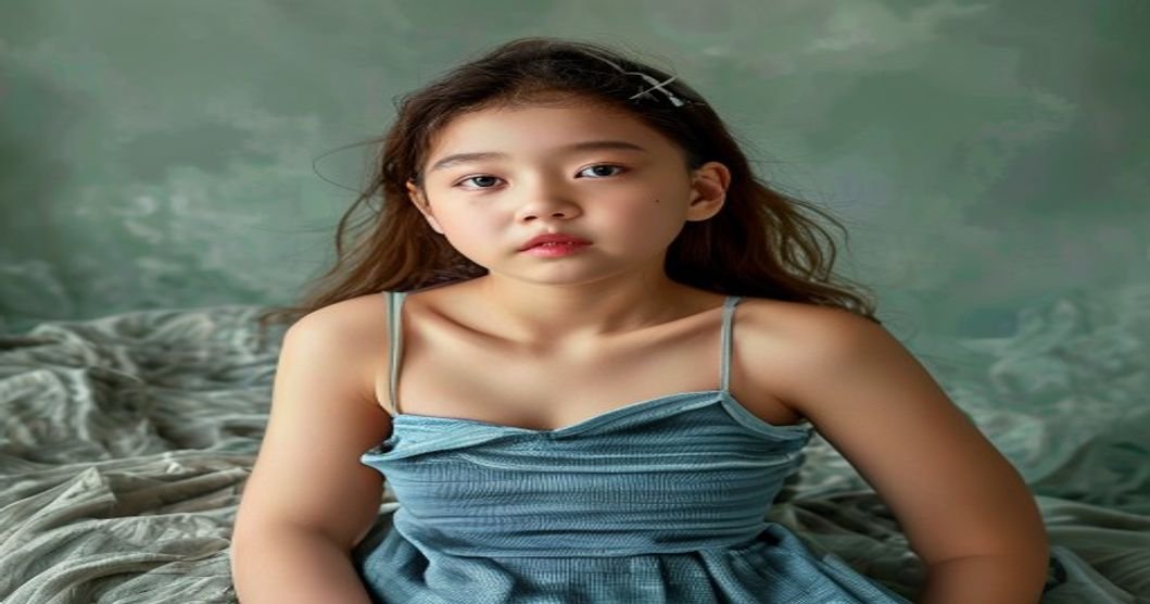 겨울옷을 입은 신생아와 벗은 신생아가 나란히 누워있는 모습은 아니고, 겨울옷 입은 아기의 팔뚝과 다리 부분을 클로즈업해 옷감과 안감의 질감, 두께감이 분명히 보이는 각도